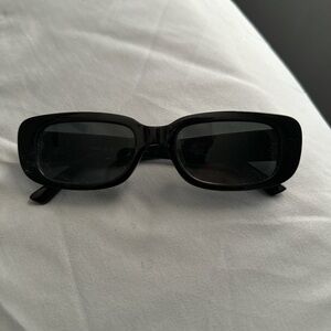 Black Rectangular Sunglasses